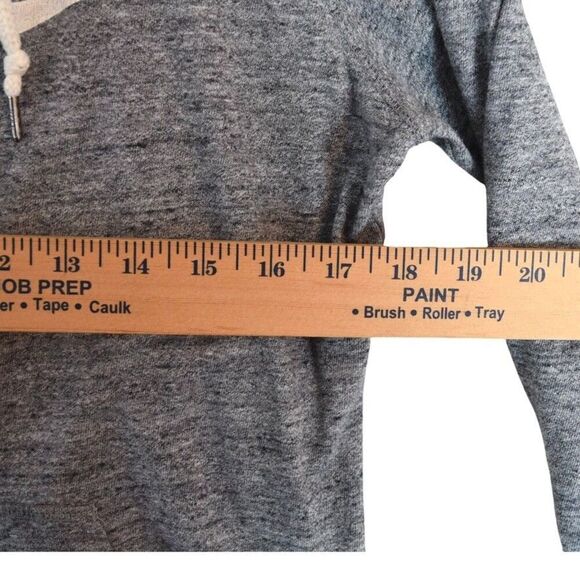 Nike Womens Gray Zip Hoodie Size L Full Zip Fleece Sweatshirt White Swoosh Logo - Picture 7 of 7